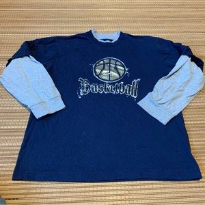 Nike Layered look boys long sleeve T-shirt size L